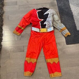 Power Ranger Red and Silver muscle padded Costume